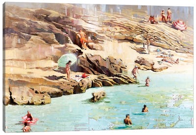 Charted Waters Canvas Art Print - Johnny Morant