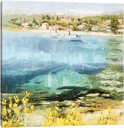 Clear Water Canvas Art Print - Mosaic Landscapes