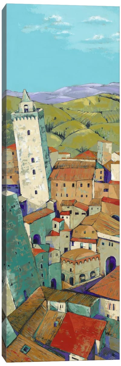 Rooftops Of San Gimignano Canvas Art Print