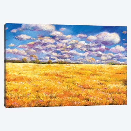 Fields Of Gold Canvas Print #JHR31} by Johnathan Harris Canvas Wall Art