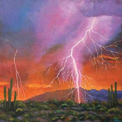 Fire In The Sky by Johnathan Harris canvas print