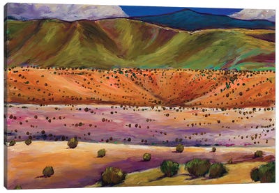 Foothill Approach Canvas Art Print - Western Décor