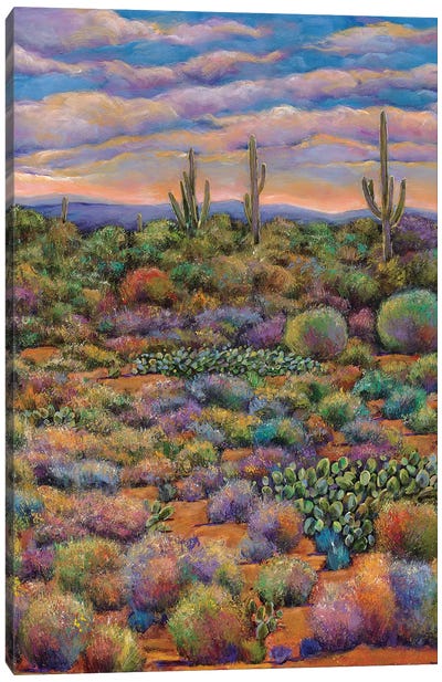 Reach For The Sky Canvas Art Print - Cactus Art