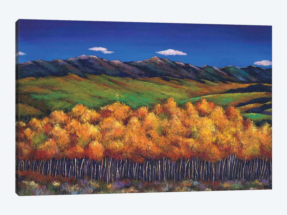Aspen In The Wind by Johnathan Harris 1-piece Canvas Art