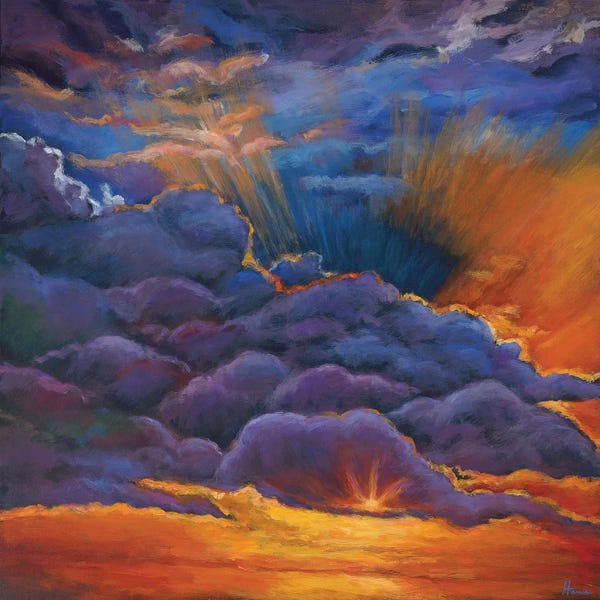 Cloudy Sunsets: Welcome The Night by Johnathan Harris