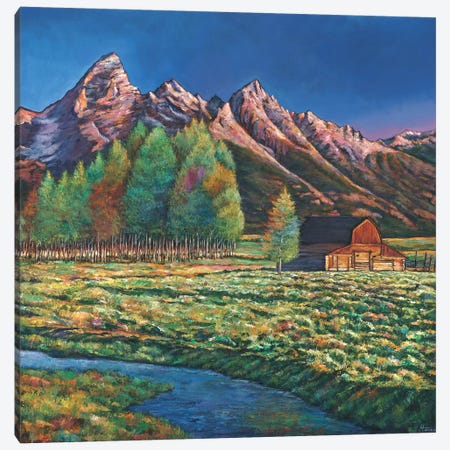 Wyoming Canvas Print #JHR68} by Johnathan Harris Art Print