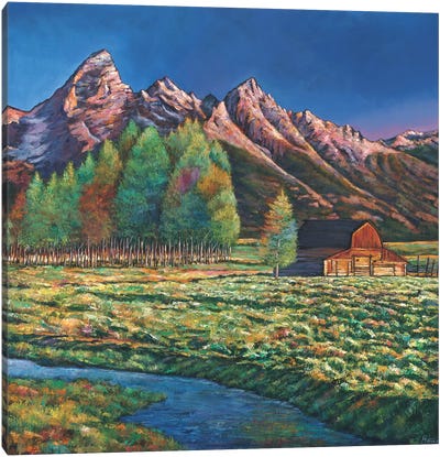 Wyoming Canvas Art Print - Johnathan Harris