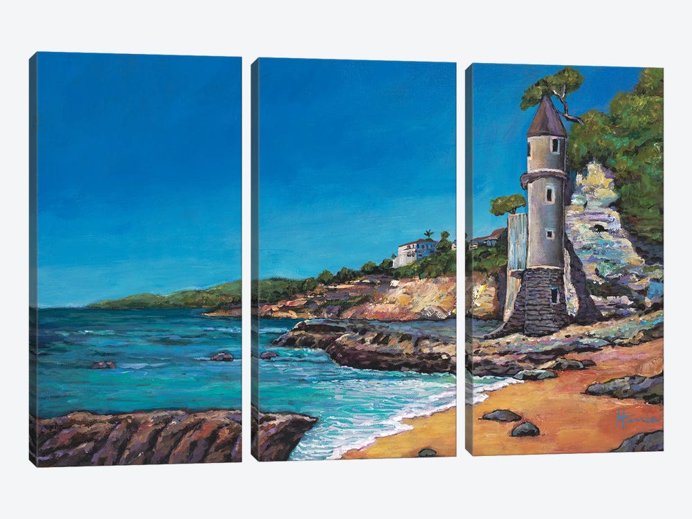 Laguna Beach by Johnathan Harris 3-piece Canvas Art Print