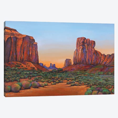 Monument Valley Formations Canvas Print #JHR78} by Johnathan Harris Canvas Wall Art