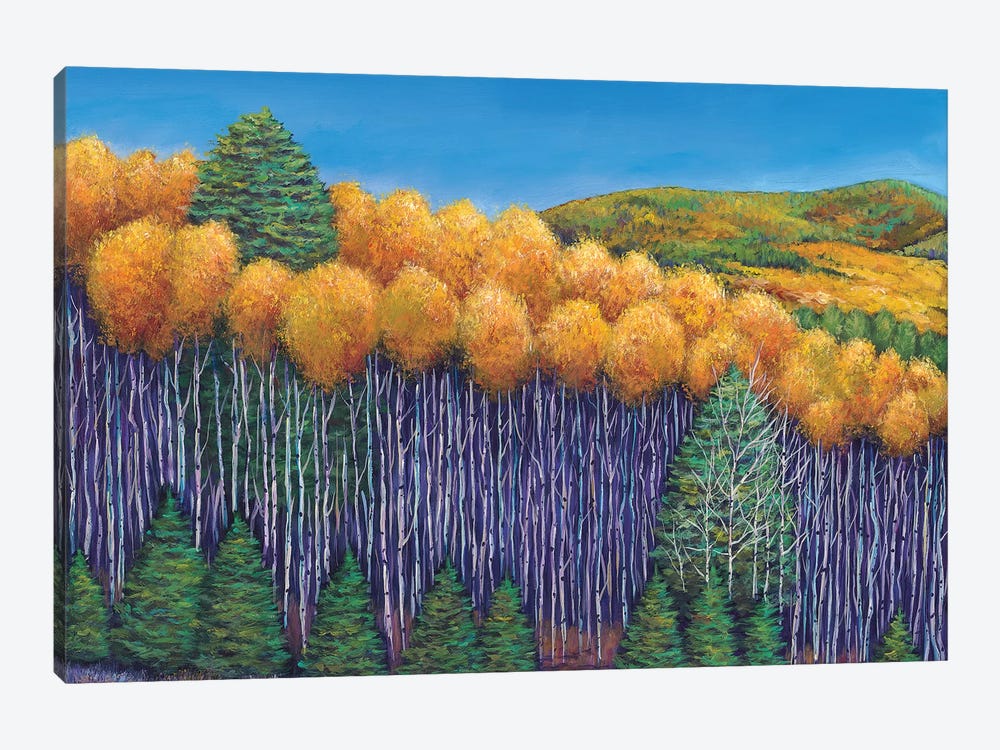 Aspen Slopes by Johnathan Harris 1-piece Canvas Artwork