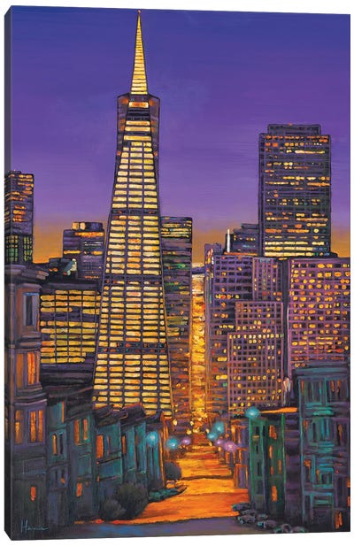 San Fransisco Canvas Art Print - Johnathan Harris