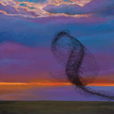 Twilight Serenade by Johnathan Harris framed canvas print