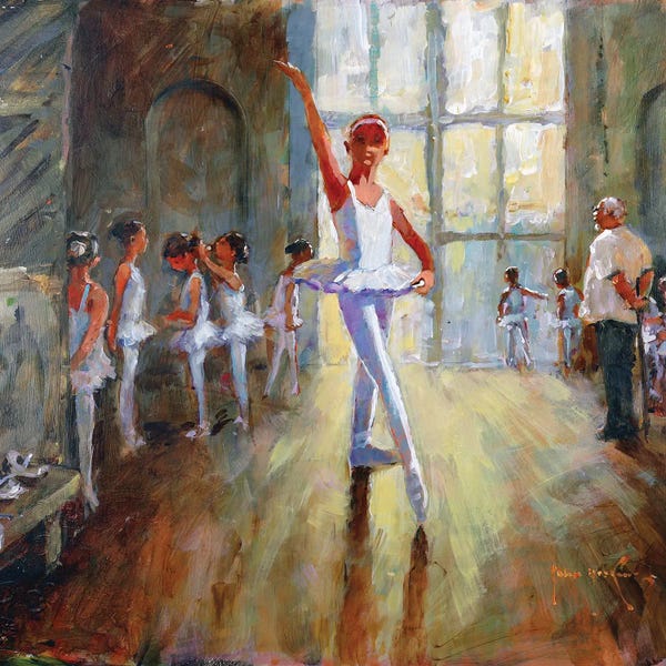 Ballet: Ballet Class by John Haskins