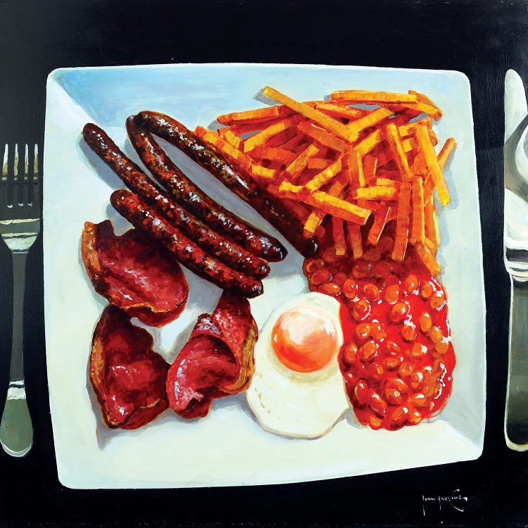 All Day Breakfast by John Haskins wall art