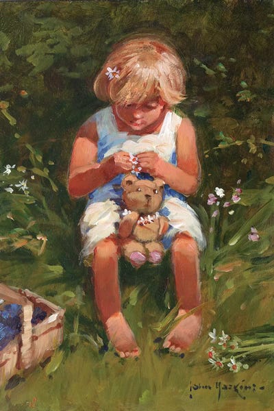 Teddy Bear: Daisy Girl by John Haskins