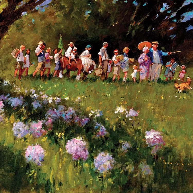 Day Of Our Picnic by John Haskins wall art