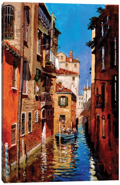 Dorsoduro Canvas Art Print - Italy Art