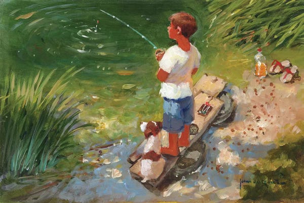 Child Portraits: Expecting A Bite by John Haskins
