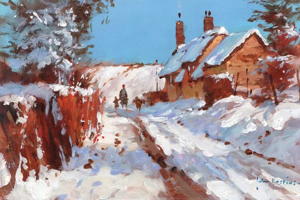 Rustic Winter: First Fall by John Haskins