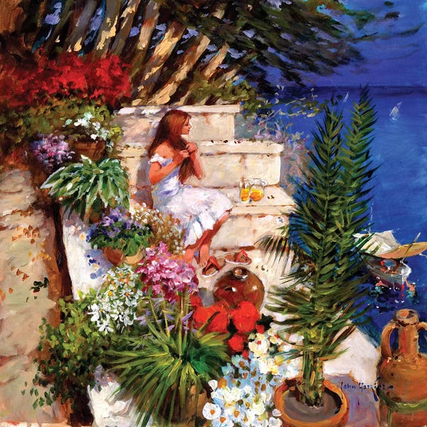 Balearic Islands: Mallorcan Terrace by John Haskins