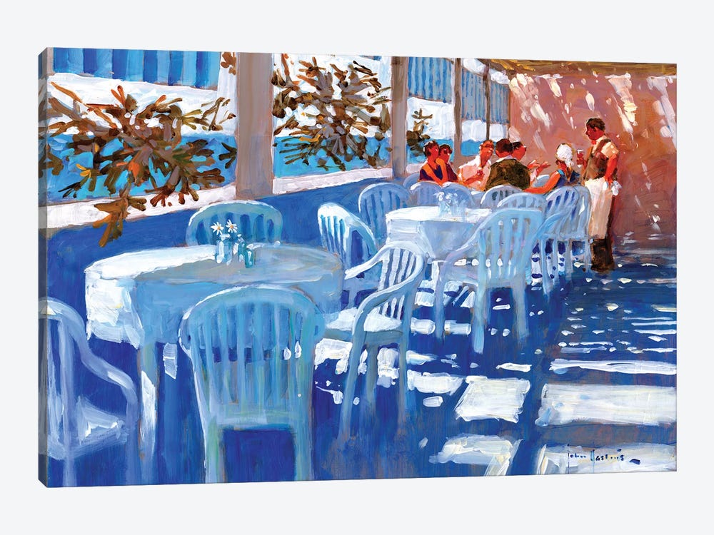 Apres Dejeuner by John Haskins 1-piece Canvas Print