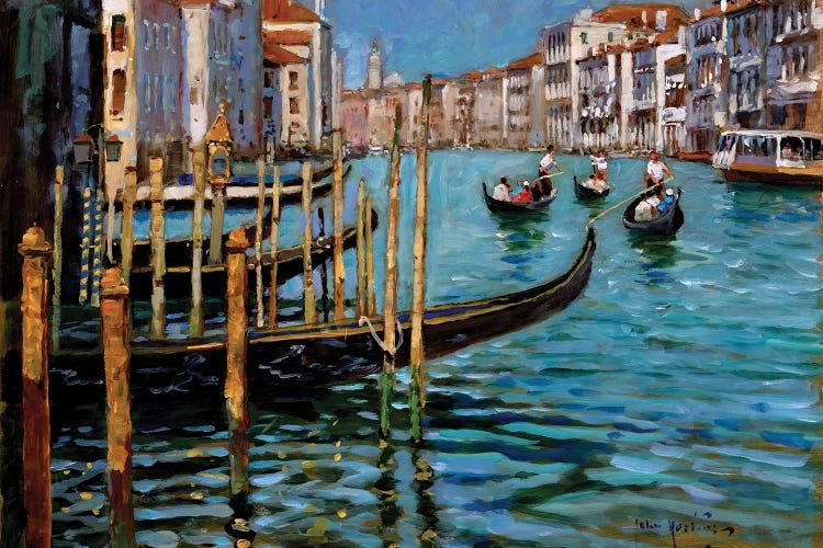 On The Gran Canal by John Haskins wall art