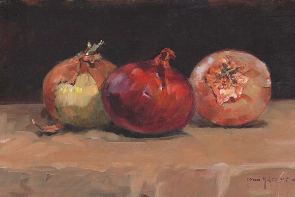 Contemporary Fine Art: Onions by John Haskins