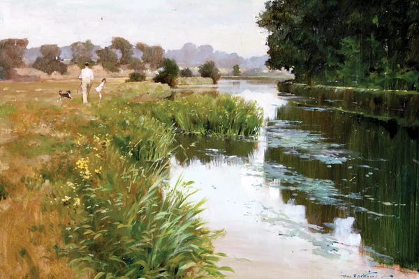 John Haskins: Riverside Walk by John Haskins