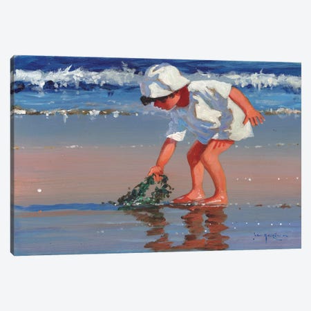 Serious About Seaweed Canvas Print #JHS48} by John Haskins Canvas Wall Art