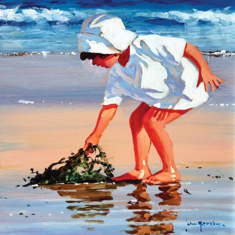 Serious About Seaweed Square by John Haskins wall art