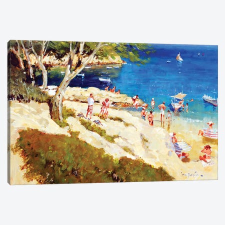 Summer In the Bay Canvas Print #JHS57} by John Haskins Canvas Artwork