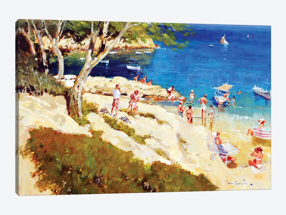 Summer In the Bay by John Haskins 1-piece Canvas Art Print