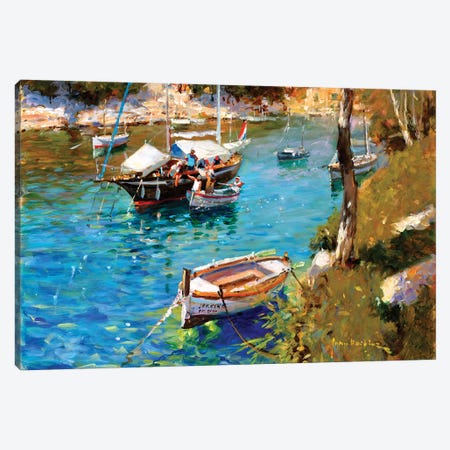 Taking On Supplies - Cala Figuera Canvas Print #JHS58} by John Haskins Canvas Print