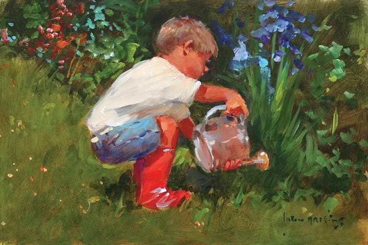 The Gardener's Assistant by John Haskins wall art