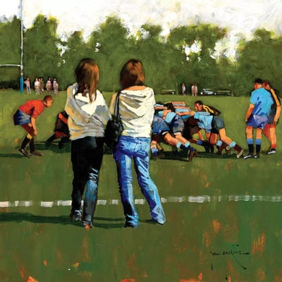 The Supporter's Club by John Haskins framed wall art