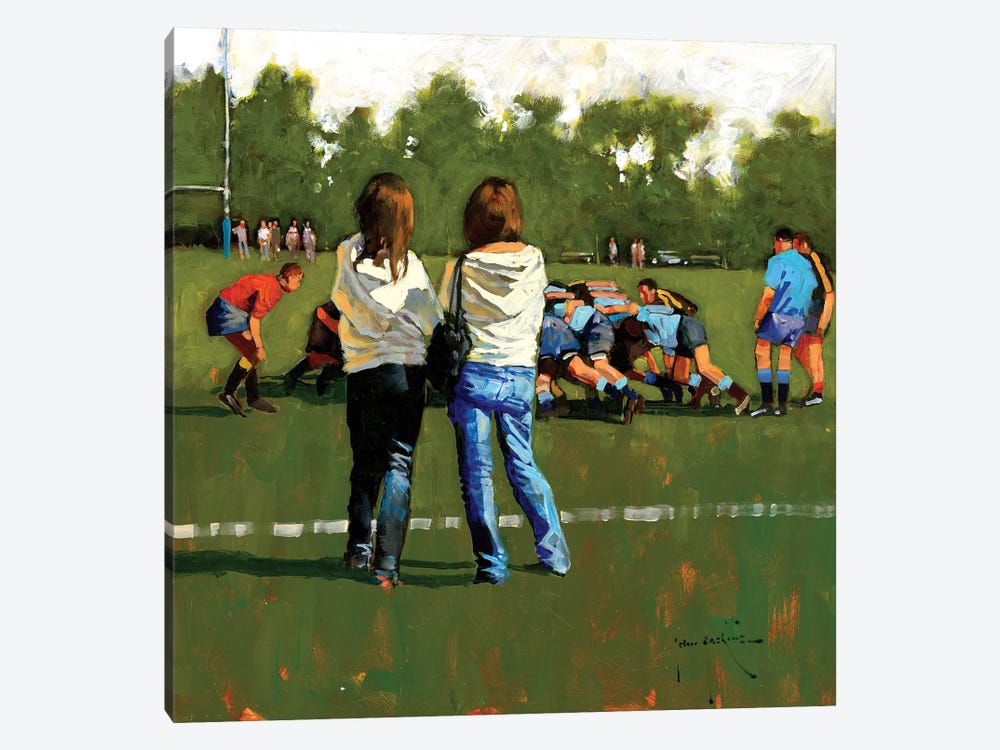 The Supporter's Club by John Haskins 1-piece Canvas Art