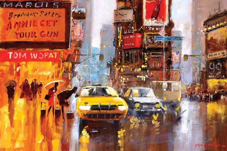 Times Square II by John Haskins wall art