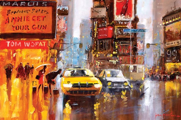 Broadway & Musicals: Times Square II by John Haskins
