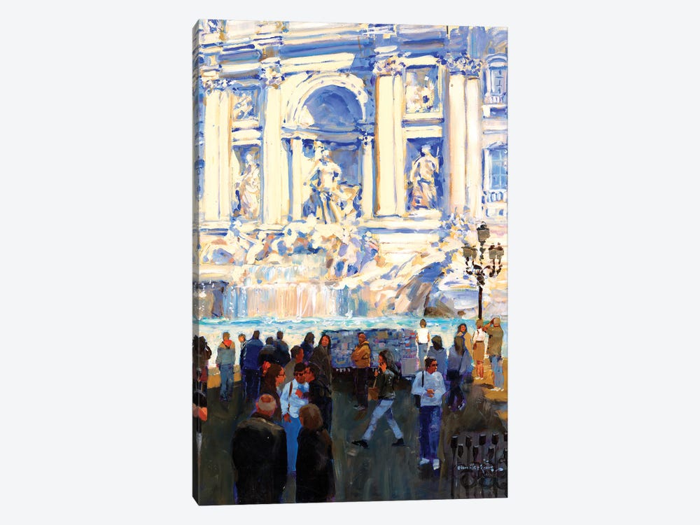 Trevi Fountain by John Haskins 1-piece Art Print