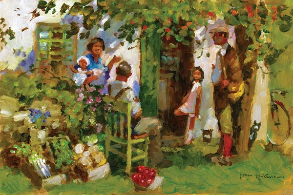 John Haskins: Family Gathering by John Haskins