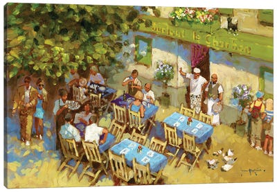 Surtout Le Charbon Canvas Art Print - Cafe Art