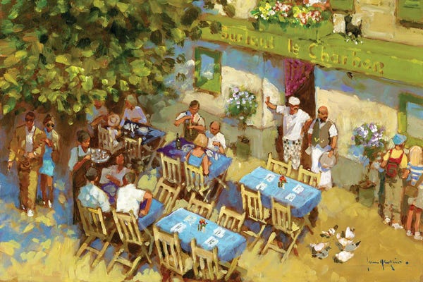 Cafes: Surtout Le Charbon by John Haskins