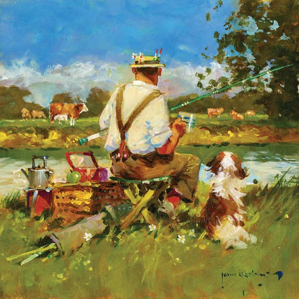 John Haskins: Tea Break On The Ivel by John Haskins