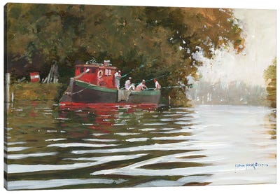 The Fishing Party Canvas Art Print - John Haskins