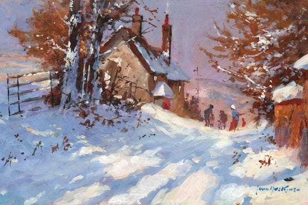 Rustic Winter: Winter Sports Team by John Haskins