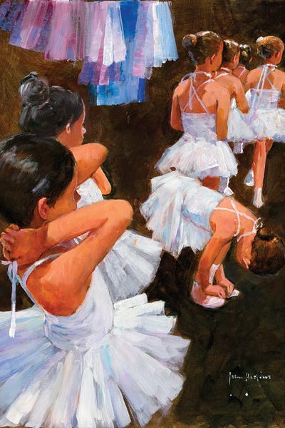 Cygnets On Stage Please by John Haskins framed wall art