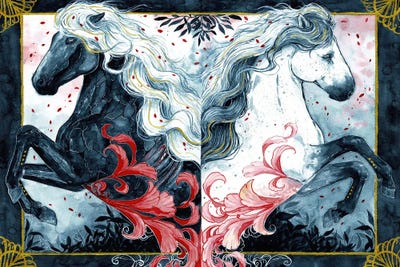 Life And Death by Jonna Hyttinen canvas print