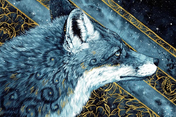 Embellished Animals: Golden Fox by Jonna Hyttinen