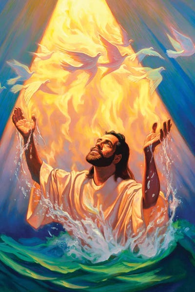 Jeff Haynie: The Baptism Of Jesus by Jeff Haynie