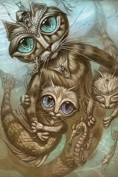Jeff Haynie: Purrmaid by Jeff Haynie
